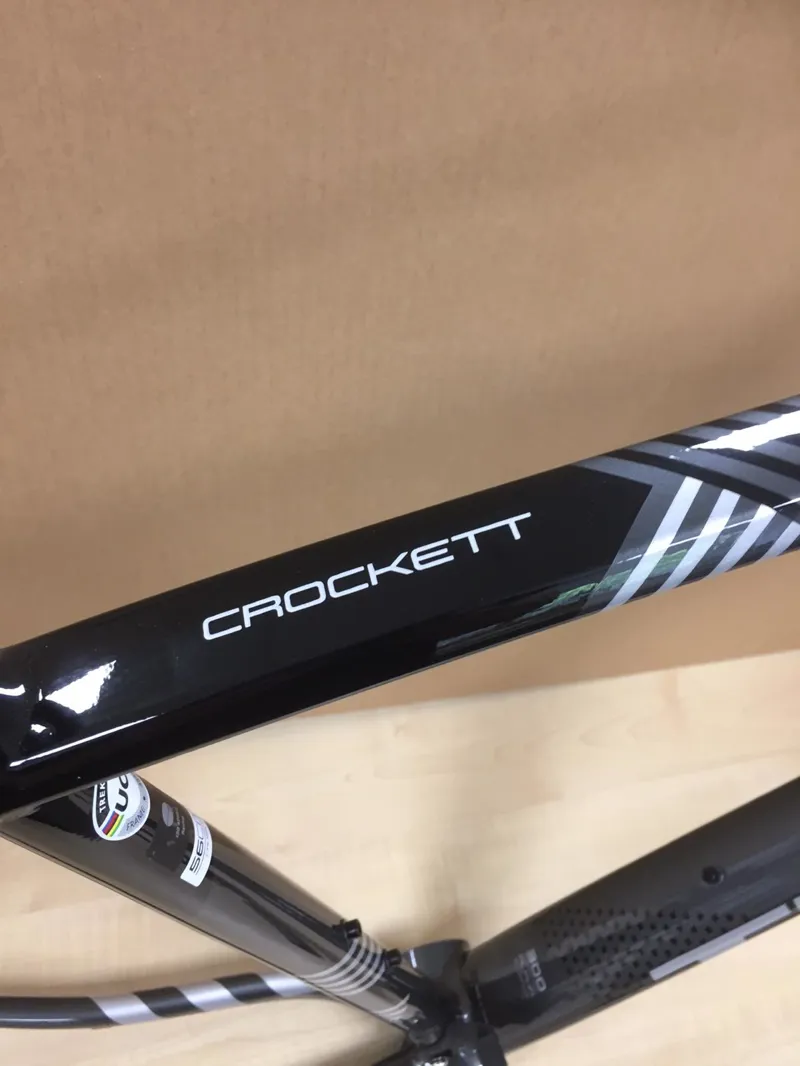 Ex Display Trek Crockett Disc Cyclocross Bike Frameset 56cm 2021 in Black-1
